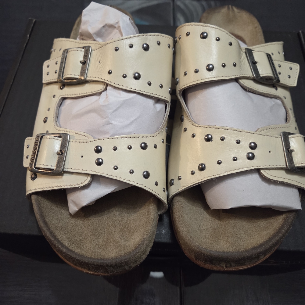 Asher Tan Leather Sandals